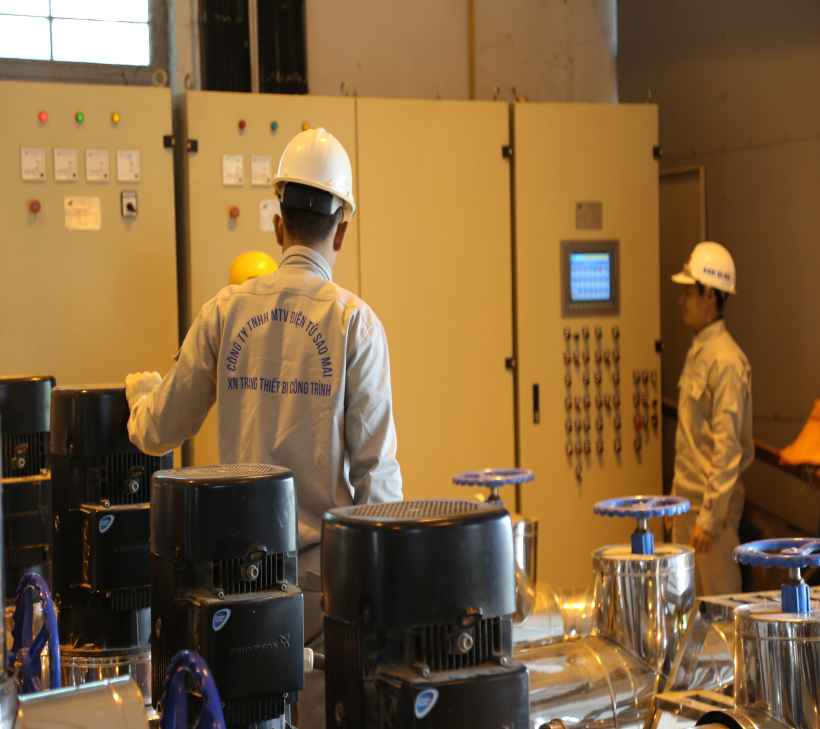 Thi công, lắp đặt hệ thống tự động