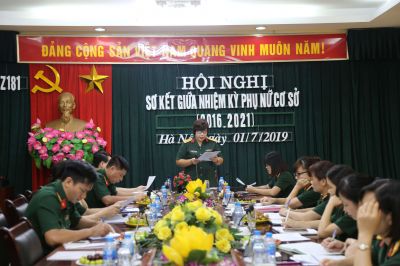 Hội nghị sơ kết giữa kỳ thực hiện Nghị quyết Đại hội đại biểu Phụ nữ toàn quốc lần thứ XII và triển khai Chương trình hành động của Phụ nữ Tổng cục CNQP, phụ nữ Công ty TNHH MTV Điện Tử Sao Mai (2016-2021)