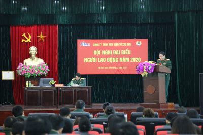 Công ty TNHH MTV Điện tử Sao Mai tổ chức Hội nghị Người lao động năm 2020