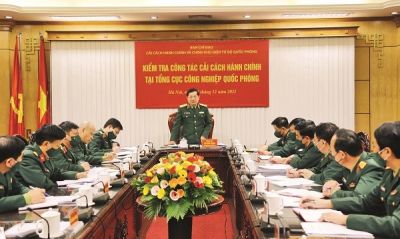 Giải pháp nâng cao hiệu quả công tác cải cách hành chính trong Tổng cục Công nghiệp quốc phòng