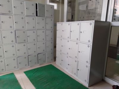 Sản phẩm tủ sắt để giầy dép, đồ dùng của Công ty TNHH MTV Điện tử Sao Mai